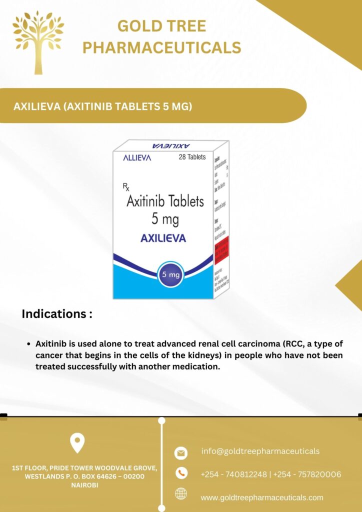 AXILIEVA (AXITINIB TABLETS 5 MG)