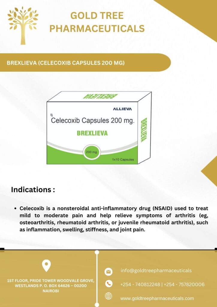 BREXLIEVA (CELECOXIB CAPSULES 200 MG)